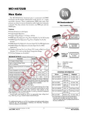 MC14572UBDR2 datasheet  